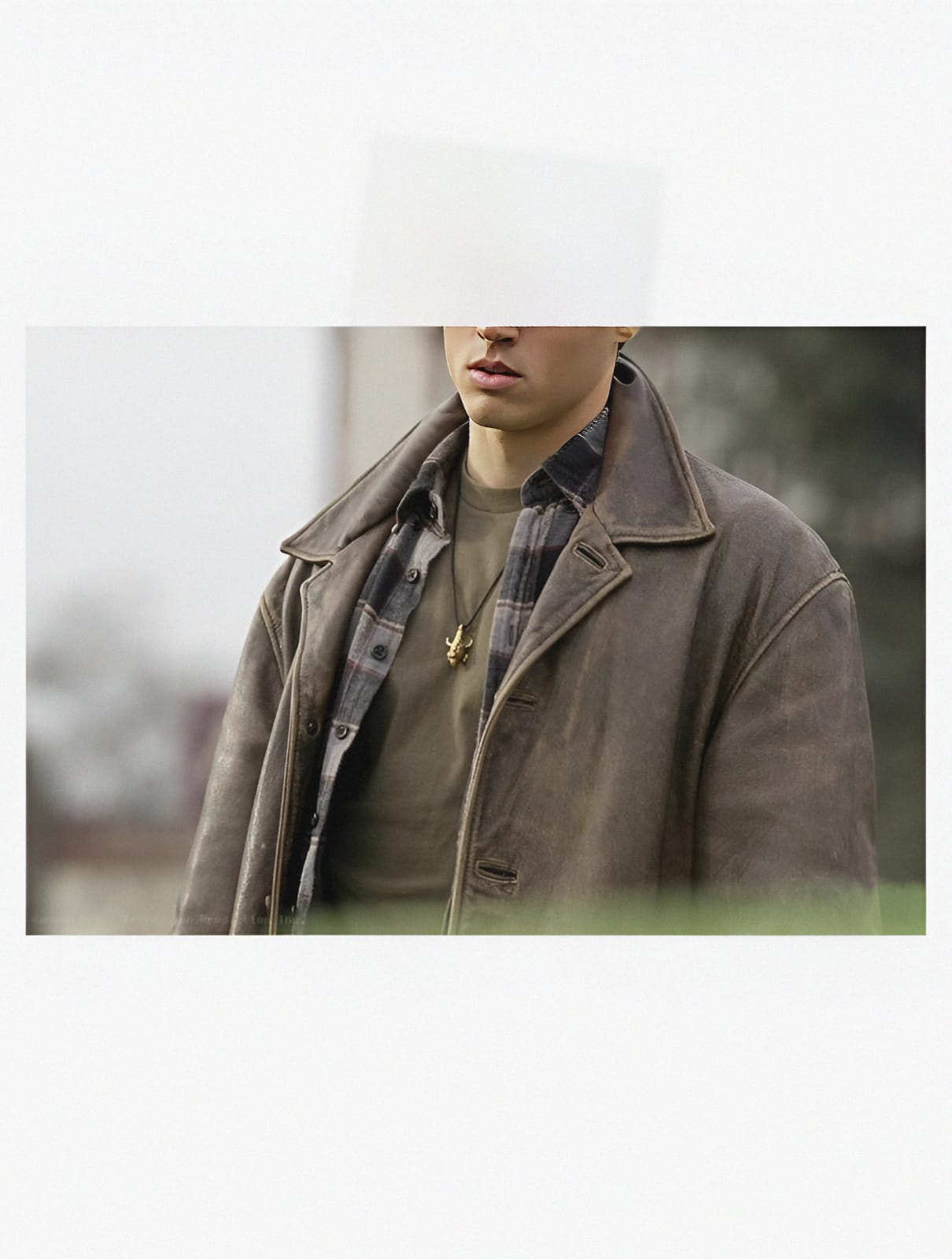 Dean Winchester Distress Real Leather Winter Coat Distressed Brown
