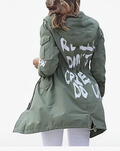 Women's I Really Don't Care Do U Melania Trump Cotton Coat Jacket - Women's Cotton Coat Jacket