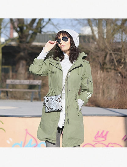 Women's I Really Don't Care Do U Melania Trump Cotton Coat Jacket - Women's Cotton Coat Jacket