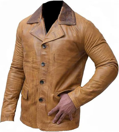 RDR2 Arthur Morgan Jacket - Dead Red Redemption 2 Tan Brown Coat Jacket For Men